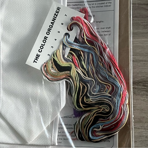 NWT Bow Ties Beware of the Cat Counted Cross Stitch Kit - Picture 13 of 13